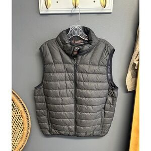 Hawke & Co Mens Size L Down Insulated Full Zip Puffer Vest Outdoor Gorpcore Jkt